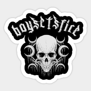 bousetfire in the darkness Sticker